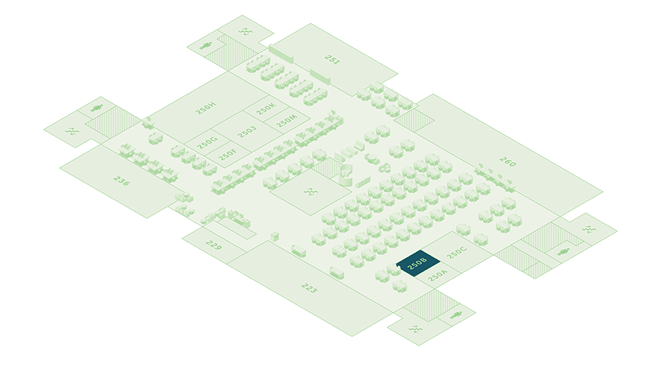 Floor Map Highlighting Willis Room 250B