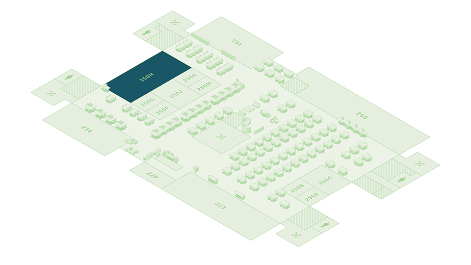 Floor Map Highlighting Willis Room 250H