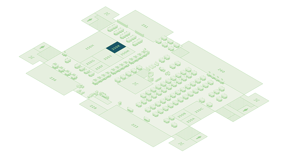 Floor Map Highlighting Willis Room 250K