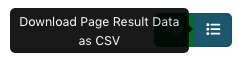 Screenshot of hover text for data download.